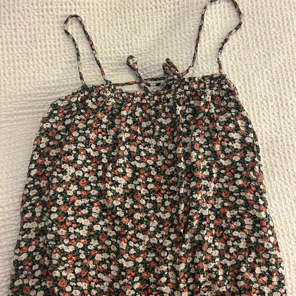 Volcom Tie back Floral Print Women's Top